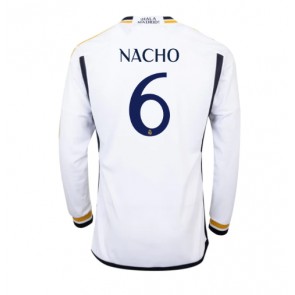 Real Madrid Nacho #6 Koszulka Podstawowych 2023-24 Długi Rękaw